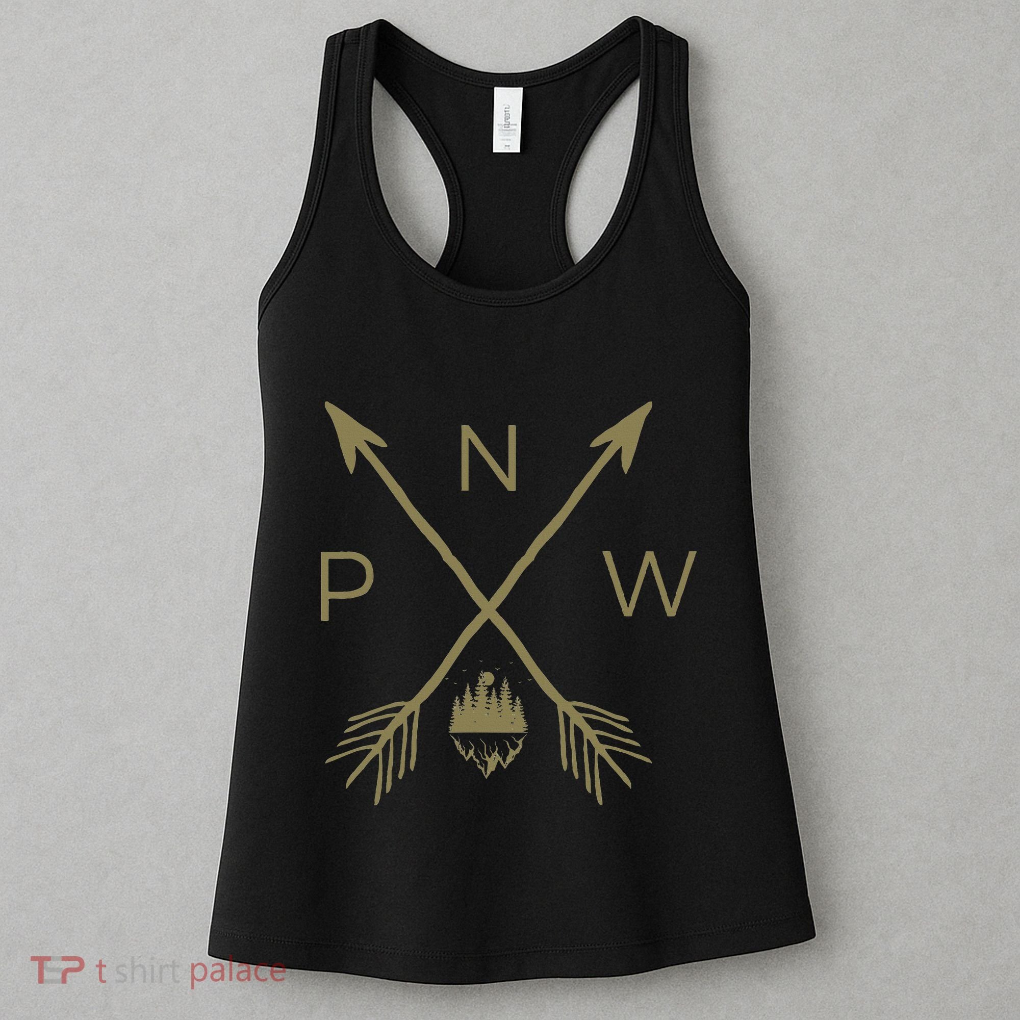 Pacific Northwest Mountain Cool Pnw Pacific Northwest Women's Tank Top