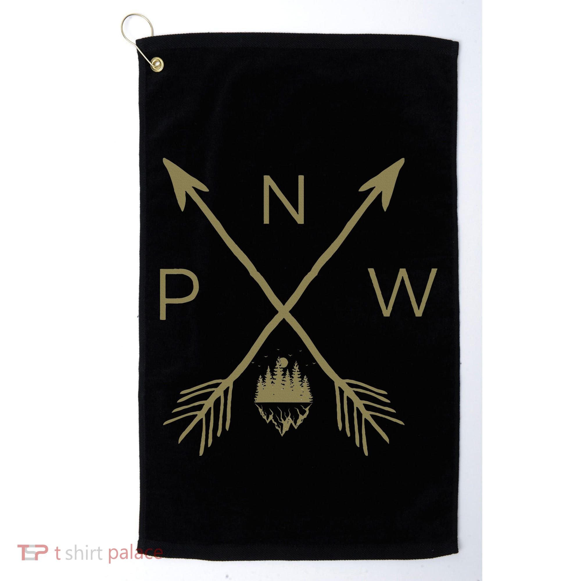 Pacific Northwest Mountain Cool Pnw Pacific Northwest Golf Towel