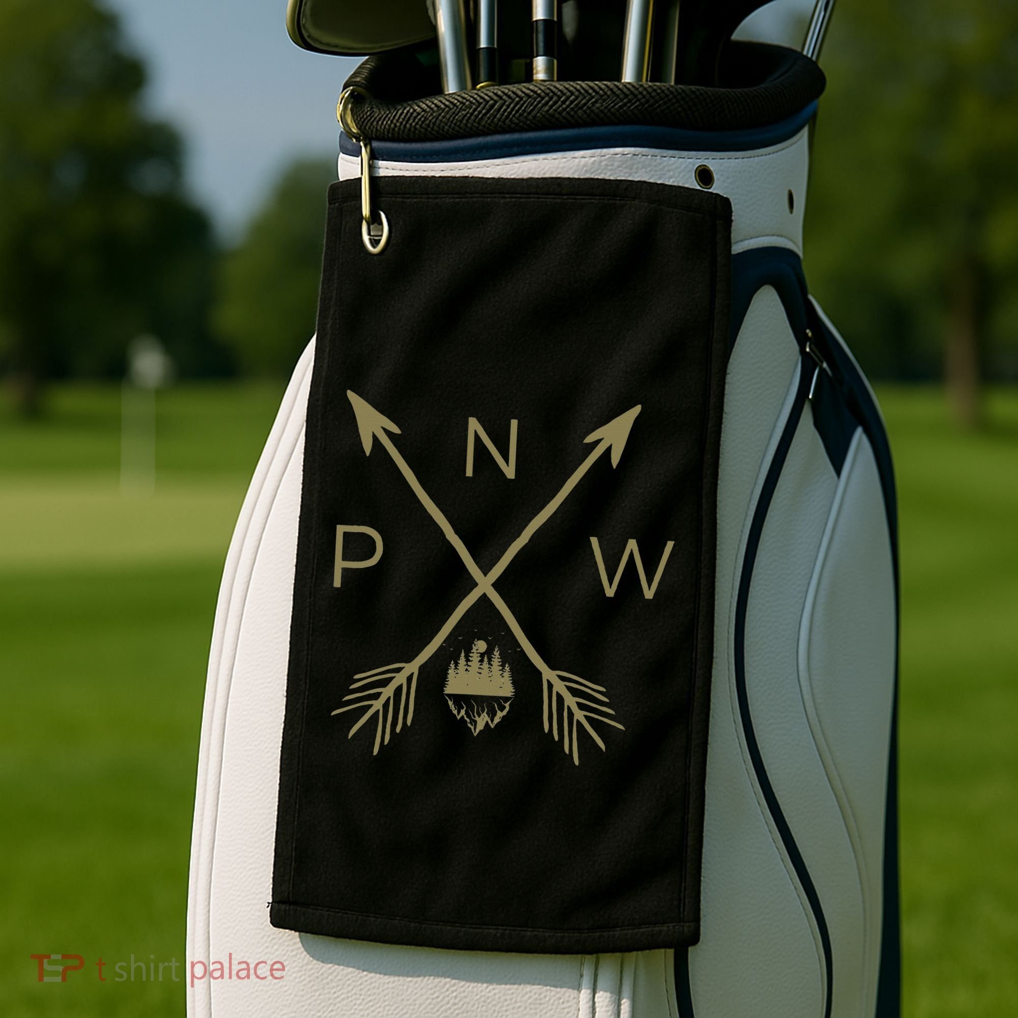 Pacific Northwest Mountain Cool Pnw Pacific Northwest Golf Towel