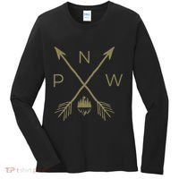 Pacific Northwest Mountain Cool Pnw Pacific Northwest Women's Long Sleeve Shirt thumb 0