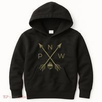 Pacific Northwest Mountain Cool Pnw Pacific Northwest Kids Hoodie thumb 0