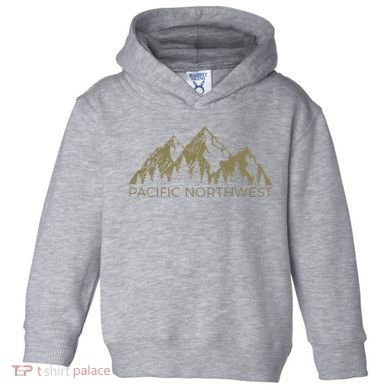 Pacific Northwest Mountain Pnw Pacific Northwest Toddler Hoodie