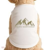 Pacific Northwest Mountain Pnw Pacific Northwest Doggie Tank thumb 0