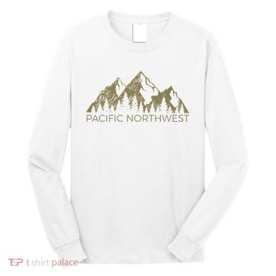 Pacific Northwest Mountain Pnw Pacific Northwest Long Sleeve Shirt