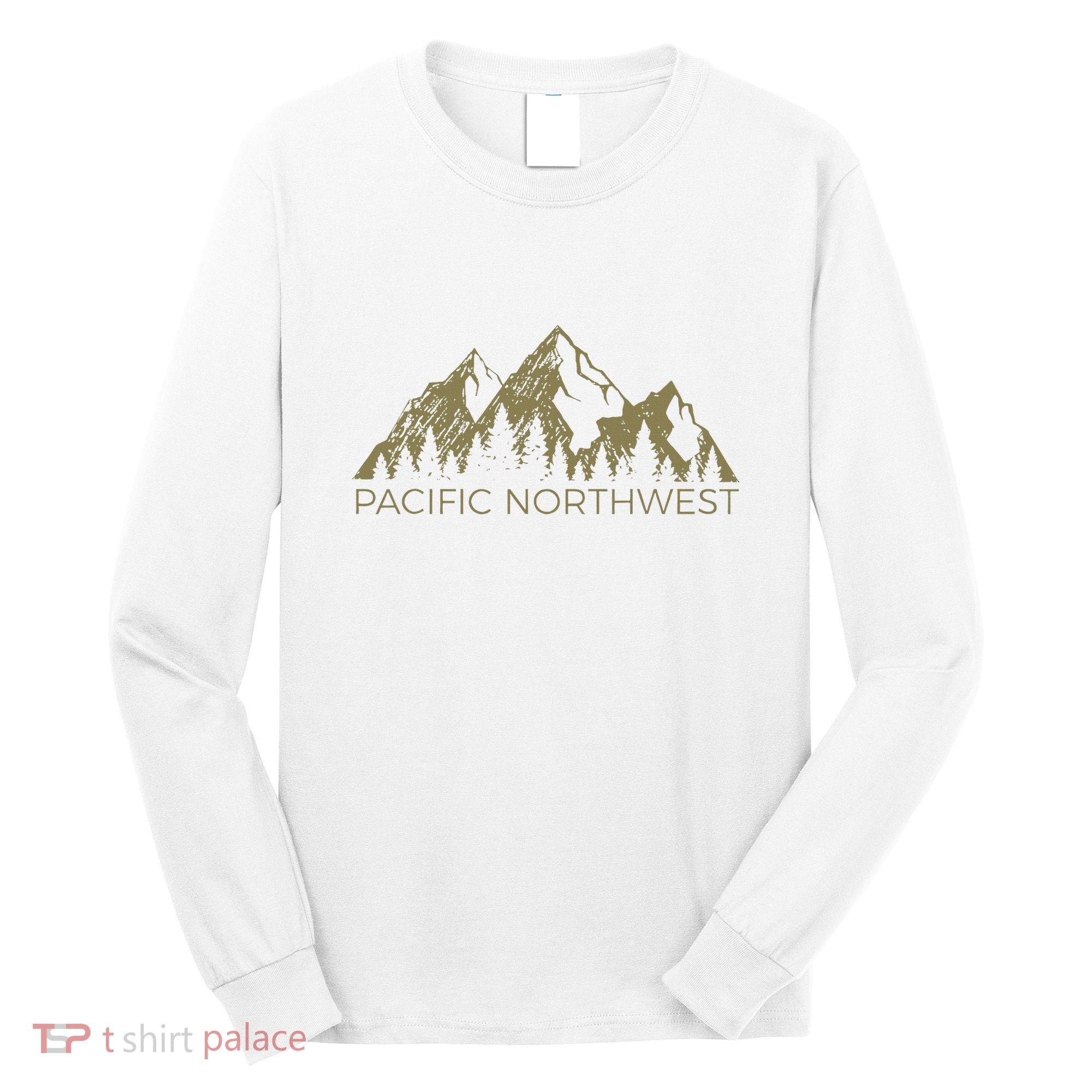 Pacific Northwest Mountain Pnw Pacific Northwest Long Sleeve Shirt