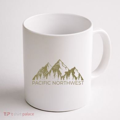 Pacific Northwest Mountain Pnw Pacific Northwest Coffee Mug back