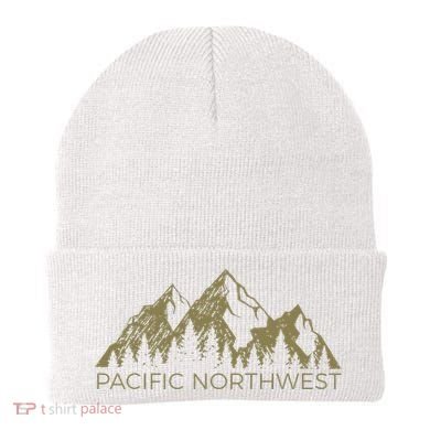 Pacific Northwest Mountain Pnw Pacific Northwest Beanie