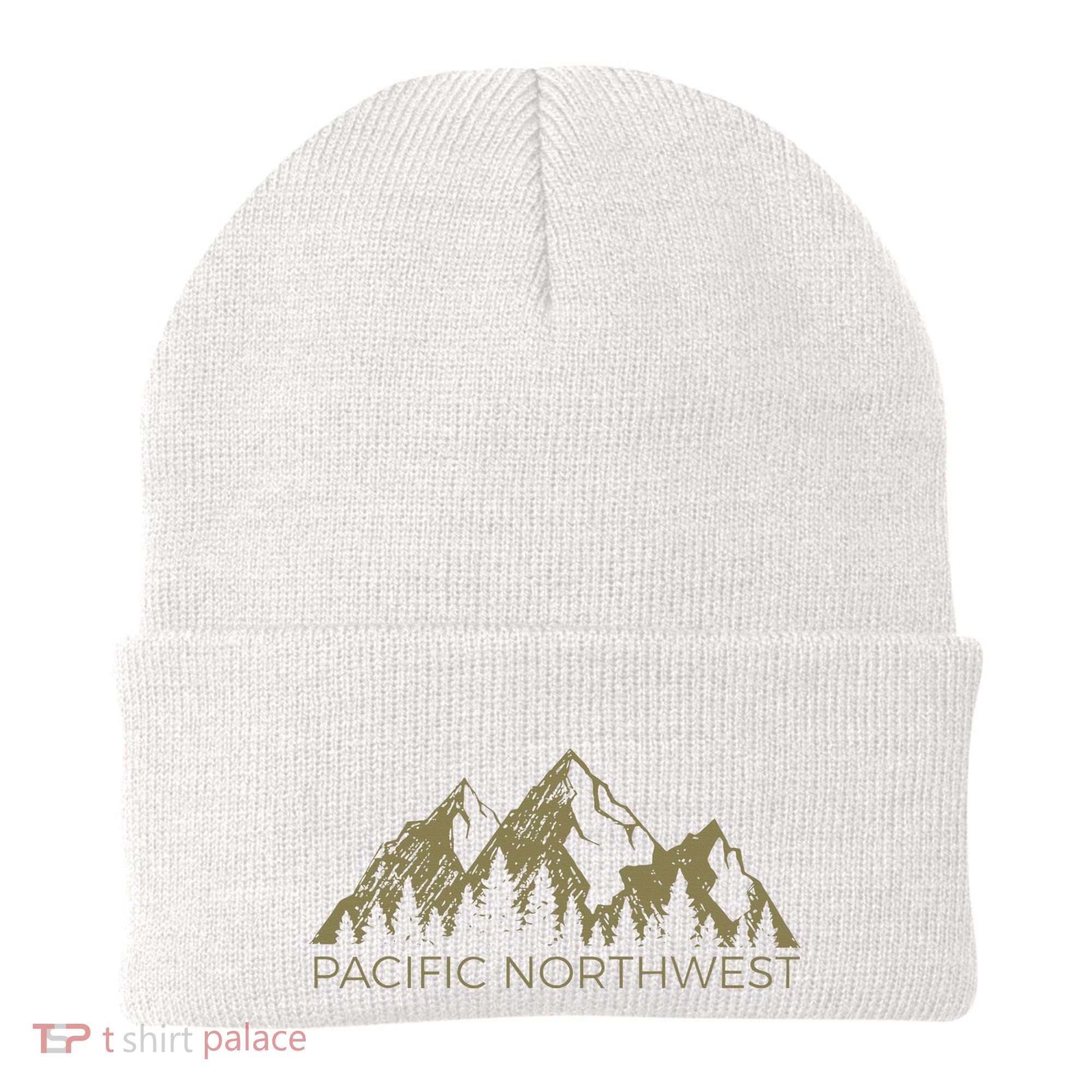 Pacific Northwest Mountain Pnw Pacific Northwest Beanie
