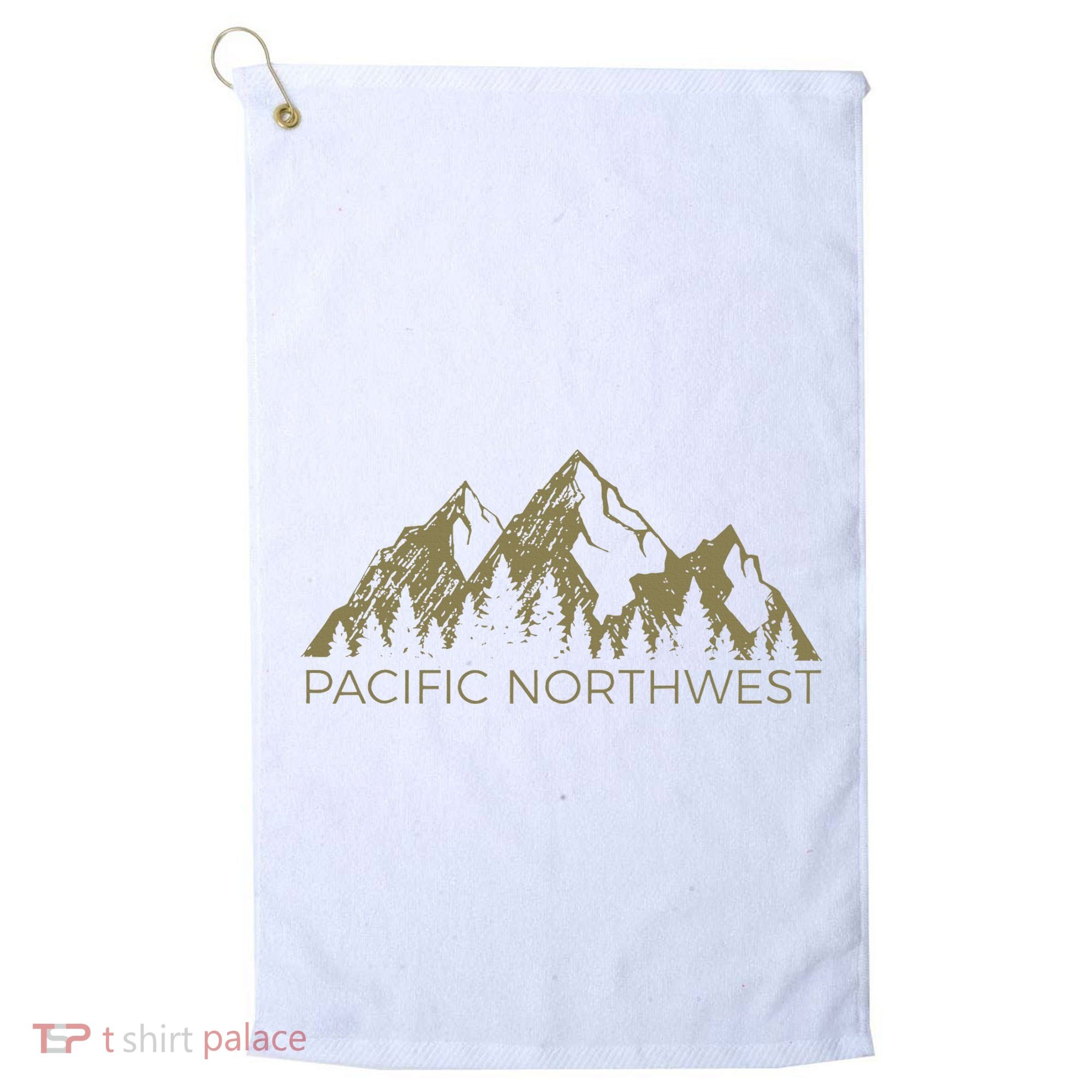 Pacific Northwest Mountain Pnw Pacific Northwest Golf Towel