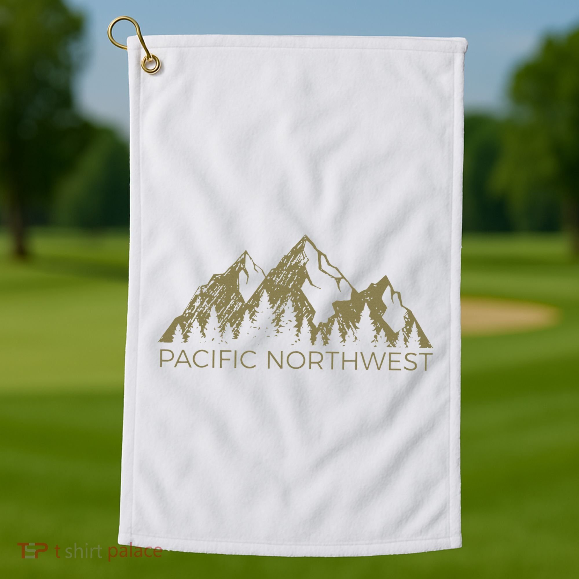 Pacific Northwest Mountain Pnw Pacific Northwest Golf Towel
