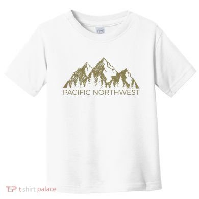 Pacific Northwest Mountain Pnw Pacific Northwest Toddler T-Shirt