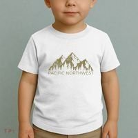 Pacific Northwest Mountain Pnw Pacific Northwest Toddler T-Shirt thumb 2