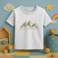 Pacific Northwest Mountain Pnw Pacific Northwest Toddler T-Shirt thumb 3