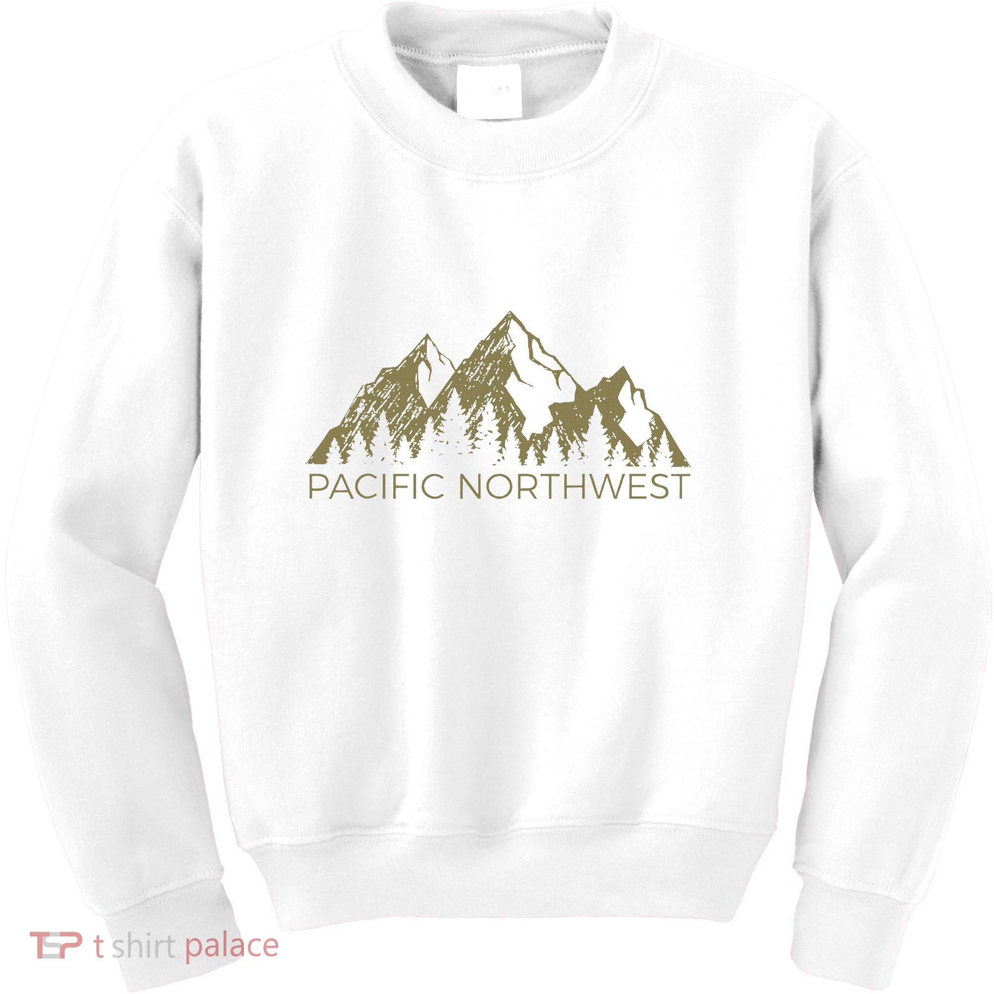 Pacific Northwest Mountain Pnw Pacific Northwest Kids Sweatshirt