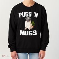Pugs ´N Nugs Cannabis Pot Weed Smoking Smoke Hash Women's Sweatshirt thumb 0