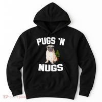 Pugs ´N Nugs Cannabis Pot Weed Smoking Smoke Hash Hoodie thumb 0