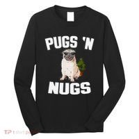 Pugs ´N Nugs Cannabis Pot Weed Smoking Smoke Hash Long Sleeve Shirt thumb 0