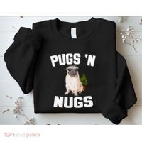 Pugs ´N Nugs Cannabis Pot Weed Smoking Smoke Hash Sweatshirt thumb 2