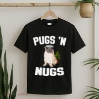Pugs ´N Nugs Cannabis Pot Weed Smoking Smoke Hash T-Shirt thumb 2