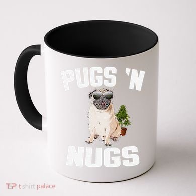 Pugs ´N Nugs Cannabis Pot Weed Smoking Smoke Hash Coffee Mug