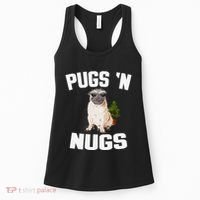 Pugs ´N Nugs Cannabis Pot Weed Smoking Smoke Hash Women's Tank Top thumb 0