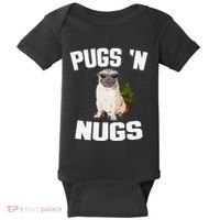 Pugs ´N Nugs Cannabis Pot Weed Smoking Smoke Hash Baby Bodysuit thumb 0