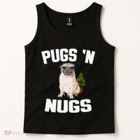 Pugs ´N Nugs Cannabis Pot Weed Smoking Smoke Hash Tank Top thumb 2