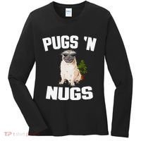 Pugs ´N Nugs Cannabis Pot Weed Smoking Smoke Hash Women's Long Sleeve Shirt thumb 0