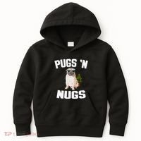 Pugs ´N Nugs Cannabis Pot Weed Smoking Smoke Hash Kids Hoodie thumb 0
