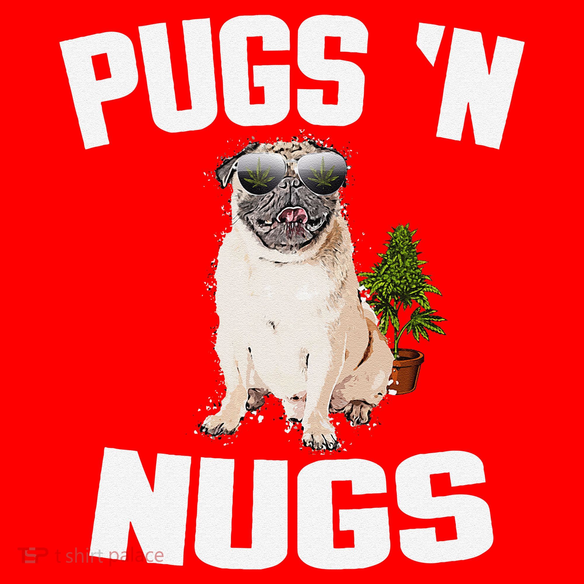 Pugs ´N Nugs Cannabis Pot Weed Smoking Smoke Hash Santa Hat