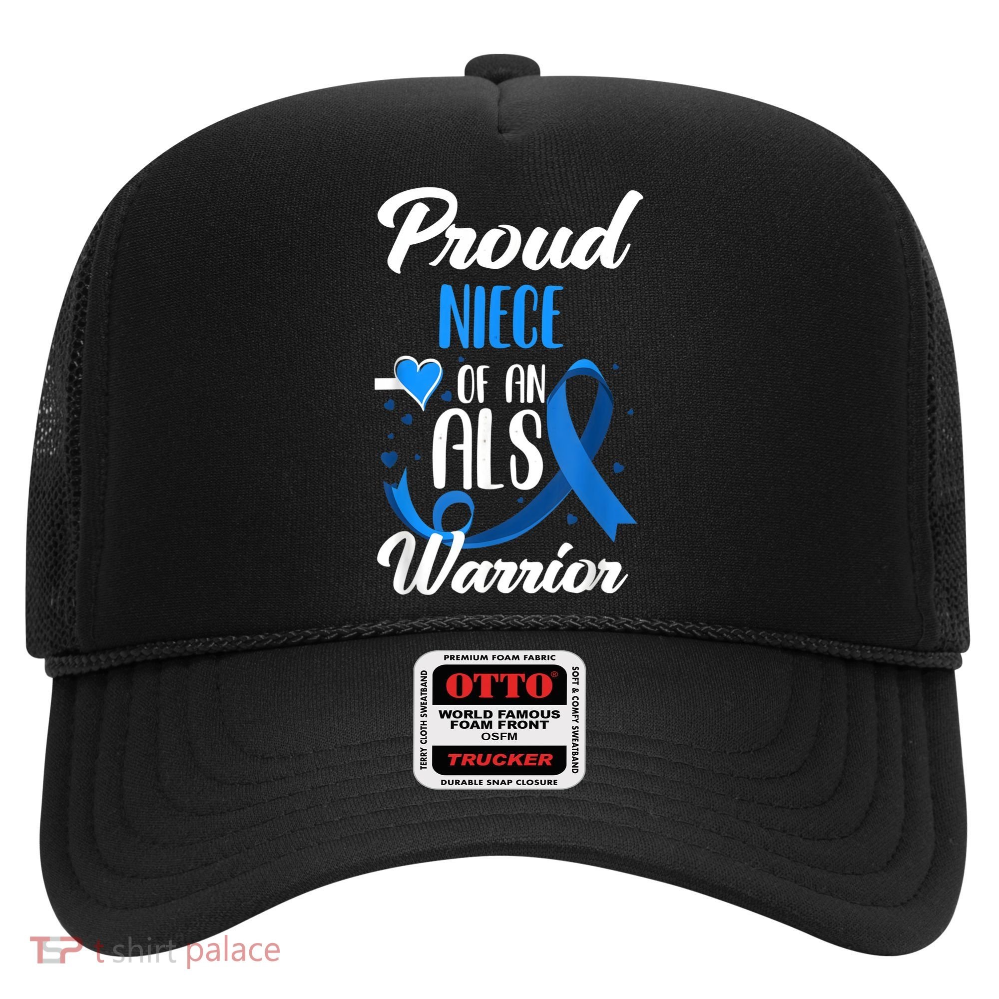 Proud Niece Of An ALS Warrior Aunt Uncle ALS Awareness Hat