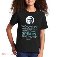 Plato No One Is More Hated Than He Who Speaks The Truth Kids T-Shirt thumb 2