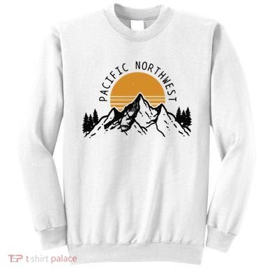 Pacific Northwest PNW Vintage Oregon Idaho Washington Gift Sweatshirt