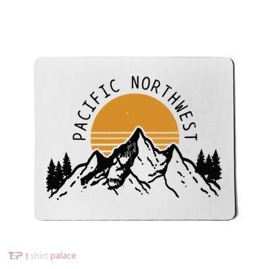 Pacific Northwest PNW Vintage Oregon Idaho Washington Gift Mousepad