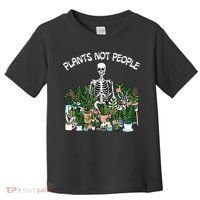 Plants Not People Skeleton Funny Gardening Toddler T-Shirt thumb 0