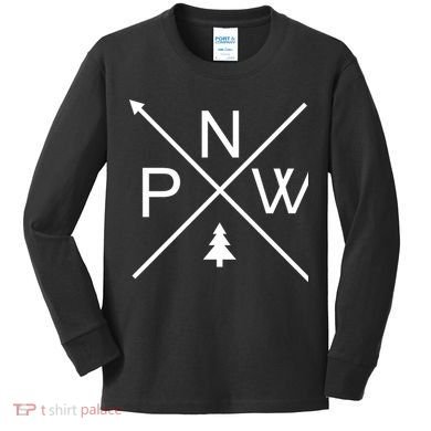 Pacific Northwest Pride PNW Kids Long Sleeve Shirt
