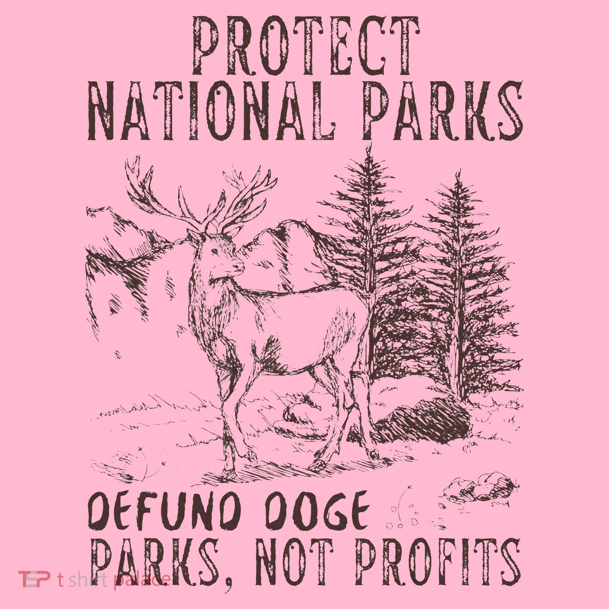 Protect National Parks Defund Doge Support Parks Not Profits Coaster