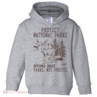 Protect National Parks Defund Doge Support Parks Not Profits Toddler Hoodie thumb 0
