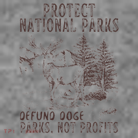 Protect National Parks Defund Doge Support Parks Not Profits Toddler Hoodie thumb 2