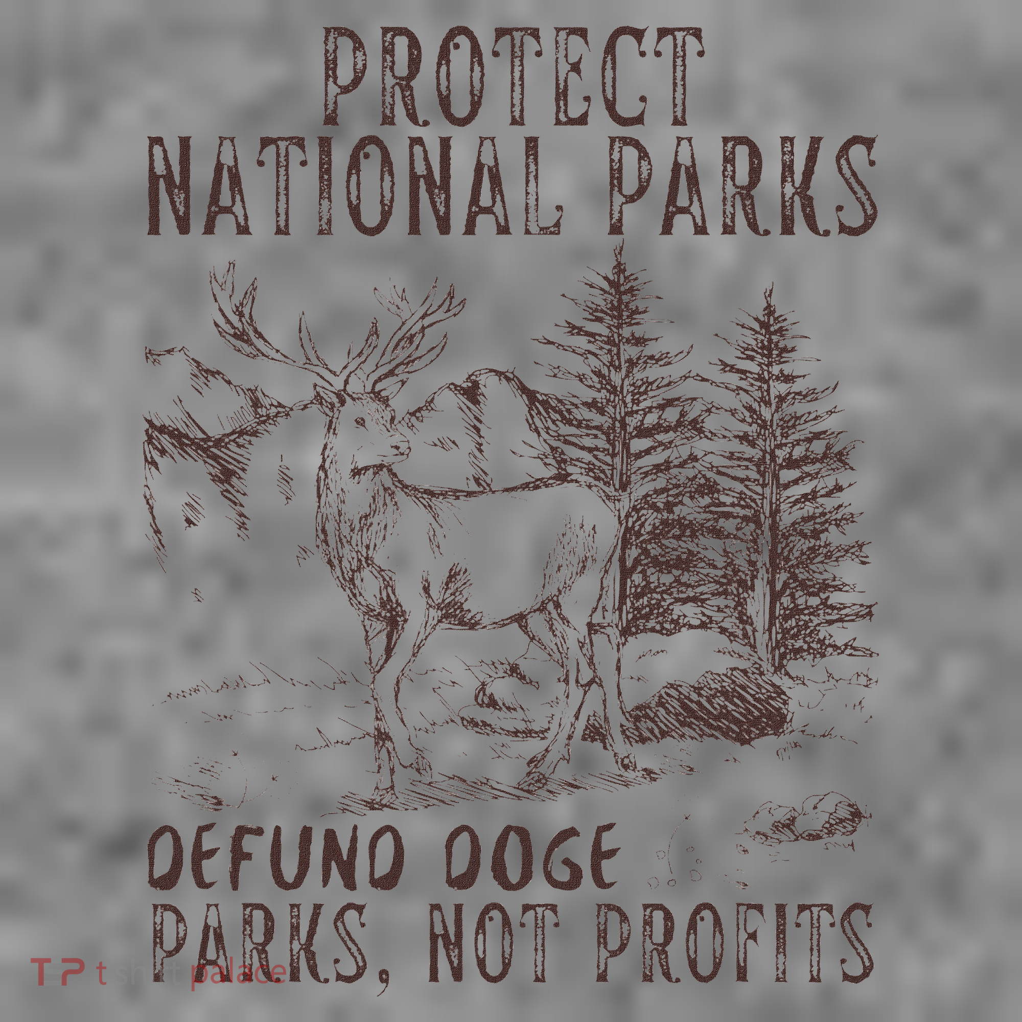 Protect National Parks Defund Doge Support Parks Not Profits Toddler Hoodie