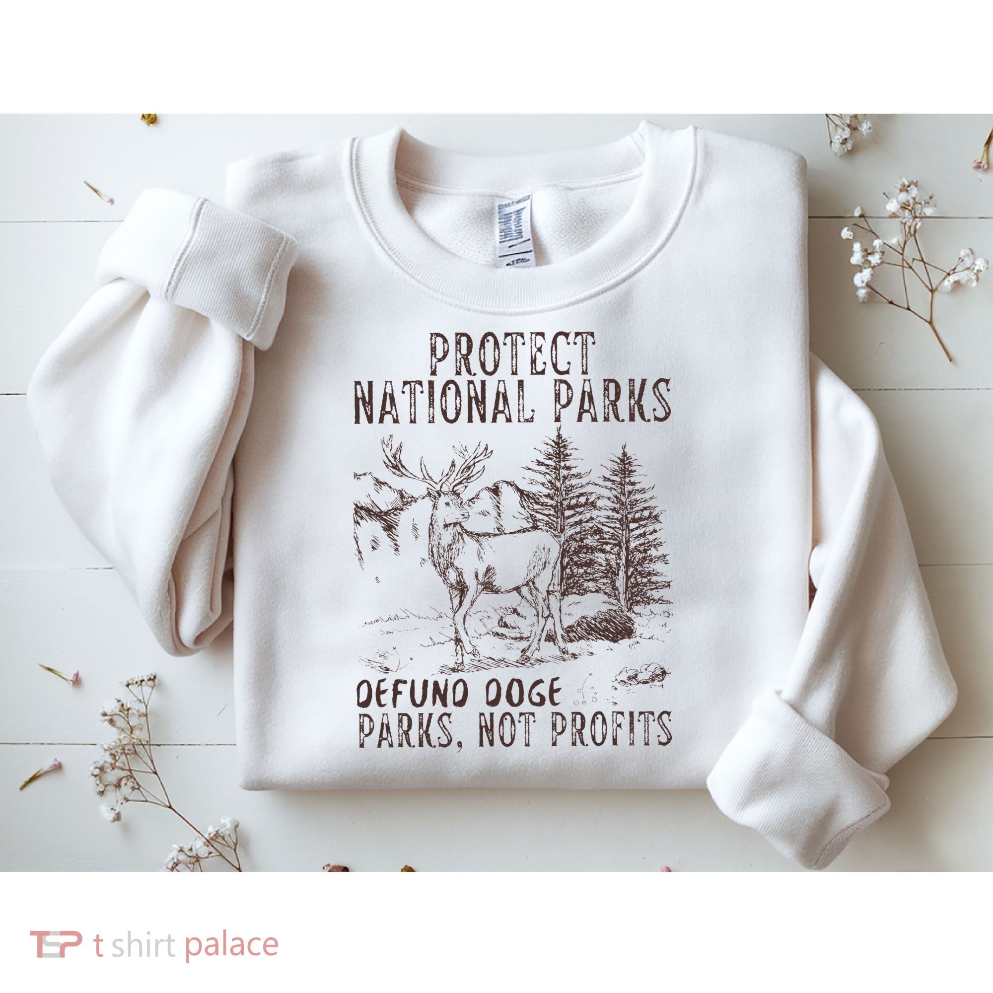 Protect National Parks Defund Doge Support Parks Not Profits Sweatshirt