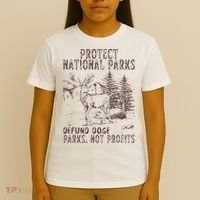 Protect National Parks Defund Doge Support Parks Not Profits T-Shirt thumb 4