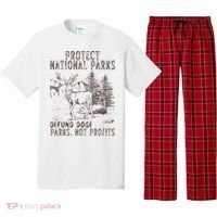 Protect National Parks Defund Doge Support Parks Not Profits Pajama Set thumb 0