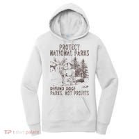 Protect National Parks Defund Doge Support Parks Not Profits Women's Hoodie thumb 0