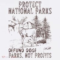 Protect National Parks Defund Doge Support Parks Not Profits Women's Hoodie thumb 2
