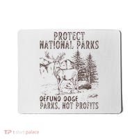 Protect National Parks Defund Doge Support Parks Not Profits Mousepad thumb 0