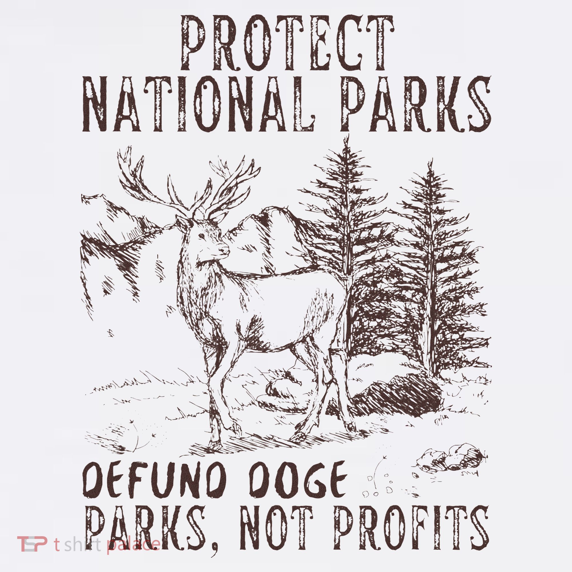 Protect National Parks Defund Doge Support Parks Not Profits Mousepad
