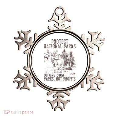 Protect National Parks Defund Doge Support Parks Not Profits Ornament