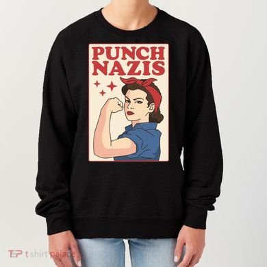 Punch Nazis Women's Sweatshirt