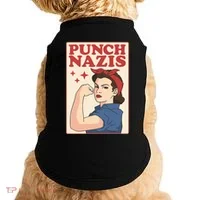 Punch Nazis Doggie Tank thumb 0